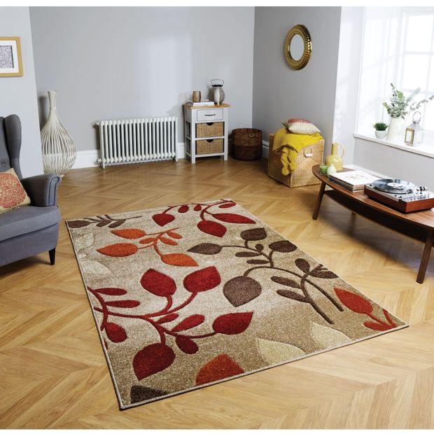 How to place a living room rug